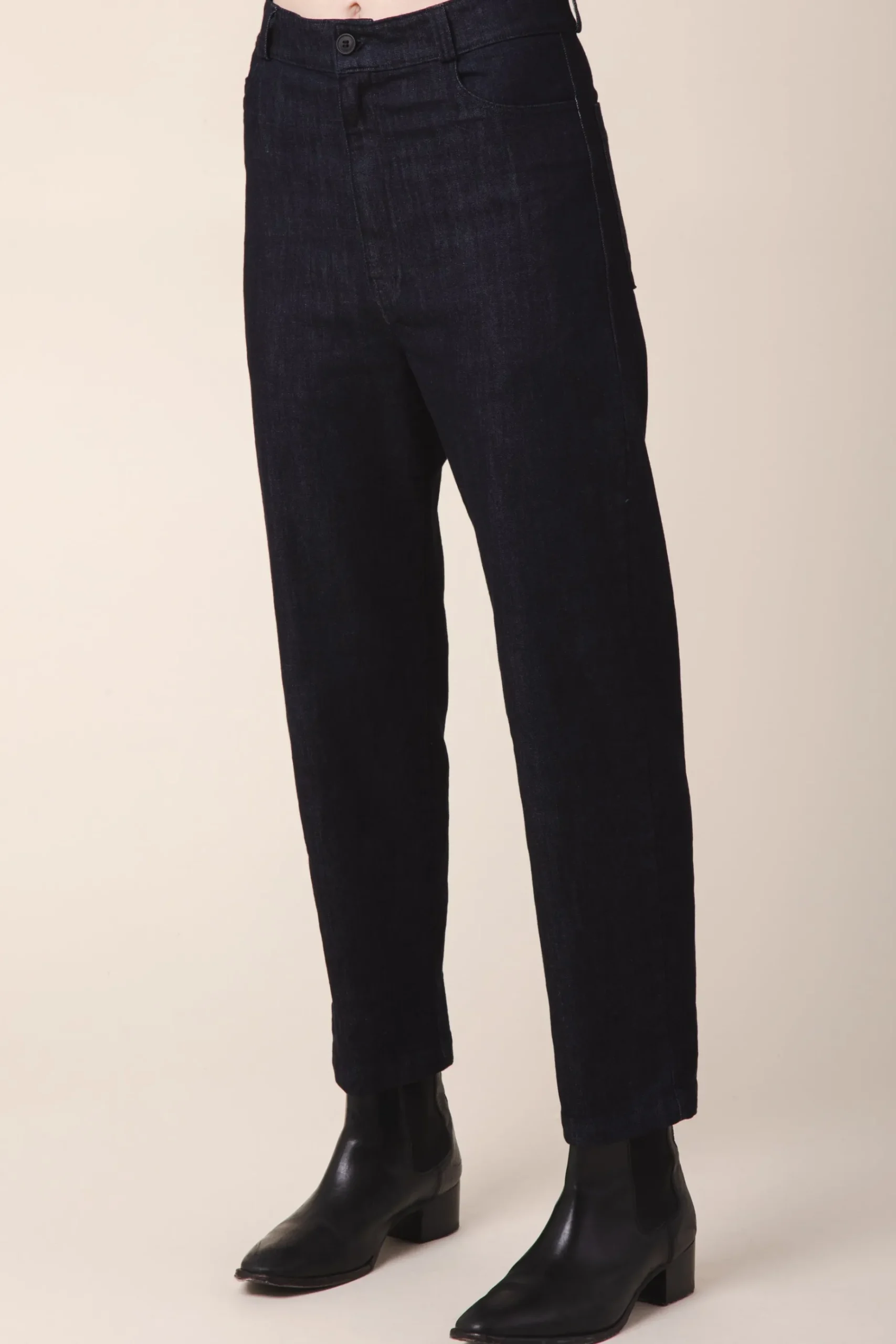 Barrel Jean in Denim