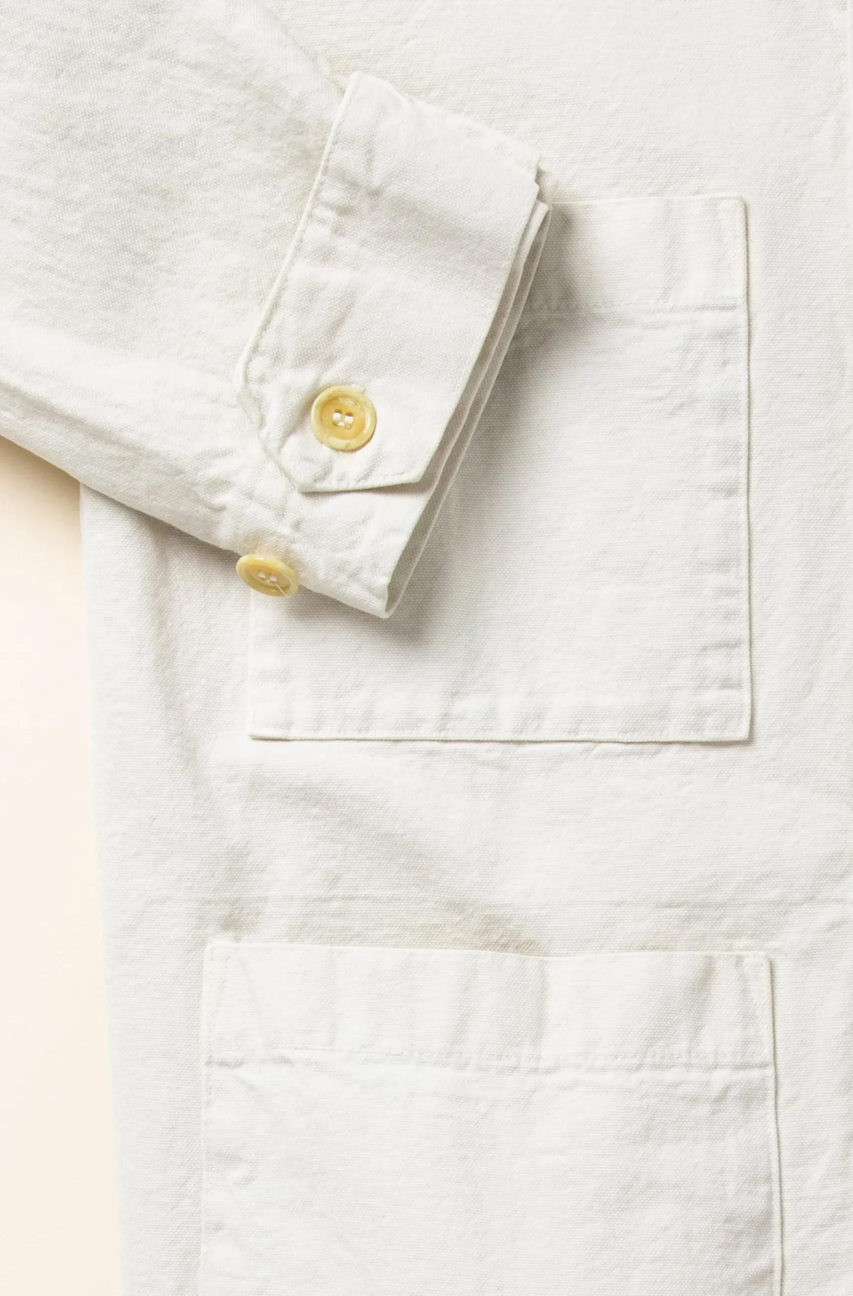 Canvas Task Jacket in Oyster