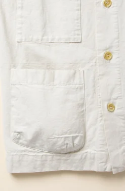 Canvas Task Jacket in Oyster