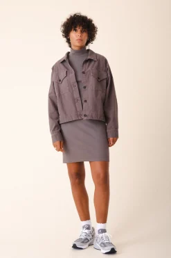 Canvas Utility Jacket in Dior Gray