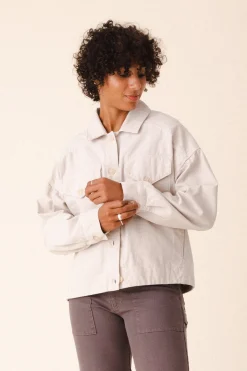 Canvas Utility Jacket in Natural