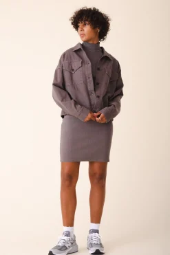 Canvas Utility Jacket in Dior Gray