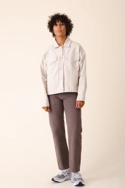 Canvas Utility Jacket in Natural