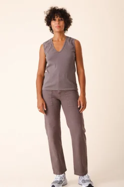 Canvas Utility Pant in Dior Gray
