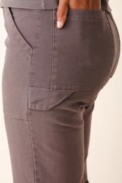 Canvas Utility Pant in Dior Gray