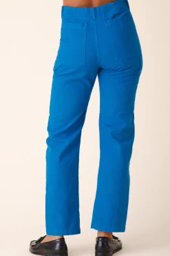 Canvas Utility Pant in French Blue