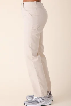 Canvas Utility Pant in Natural