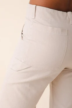 Canvas Utility Pant in Natural