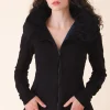 Cloak Hoodie in Black