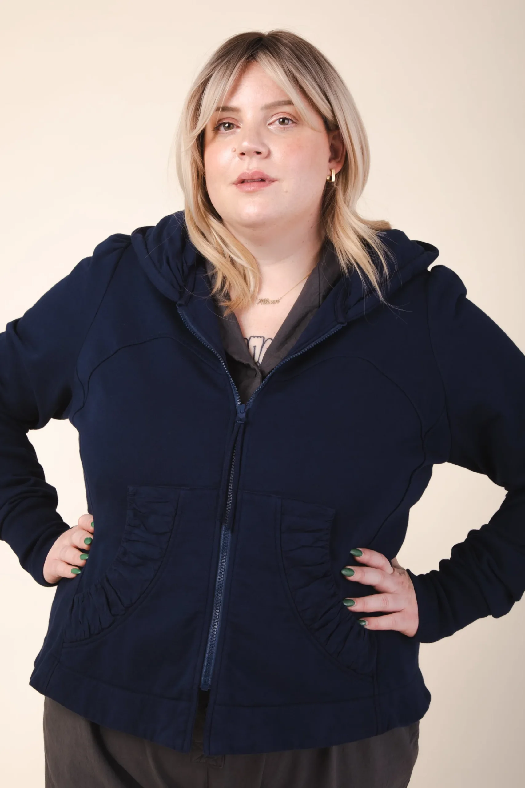 Cloak Hoodie in Midnight