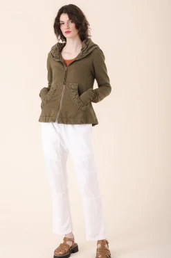 Cloak Hoodie in Moss