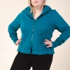 Cloak Hoodie in Peacock