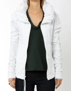 Cloak Hoodie in White