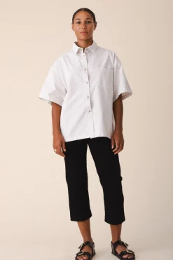 Denim Boiler Pant in Black
