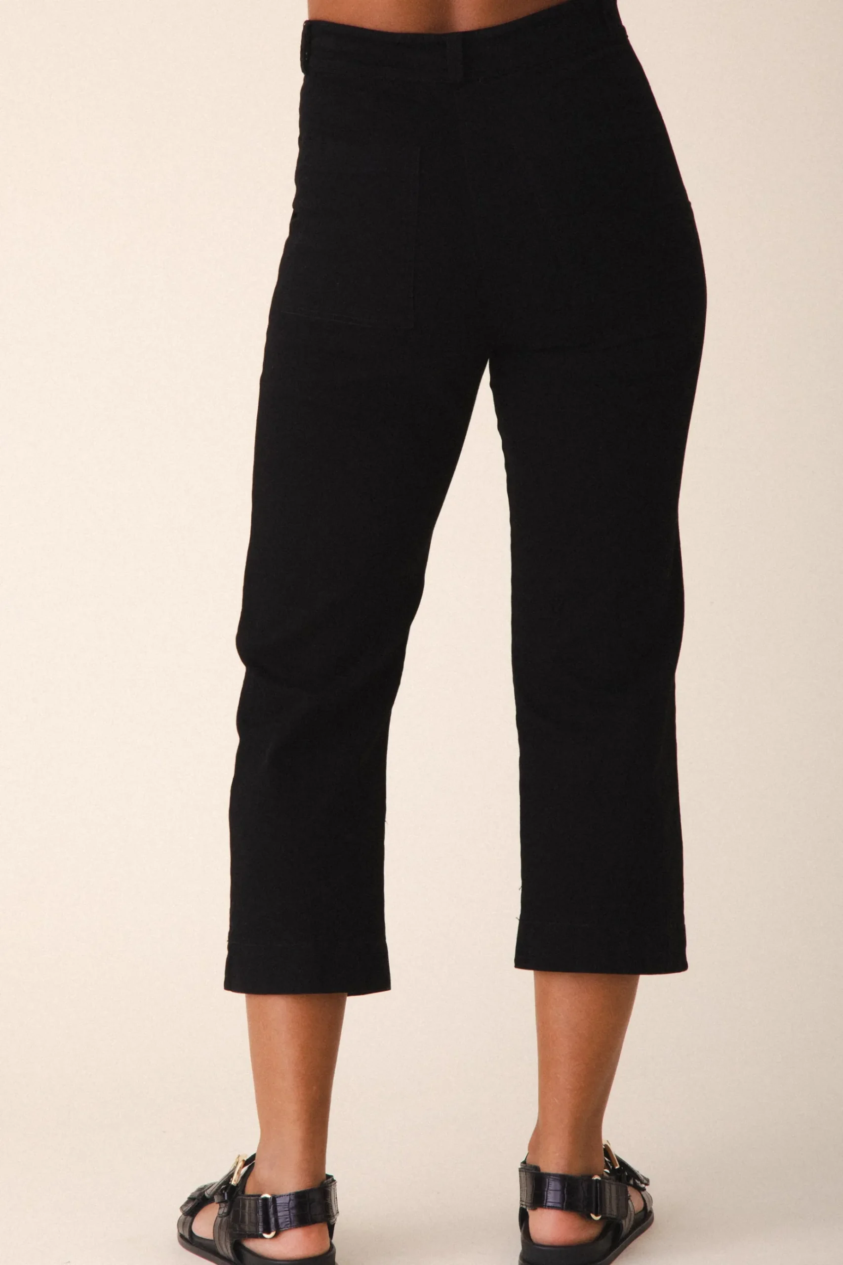 Denim Boiler Pant in Black