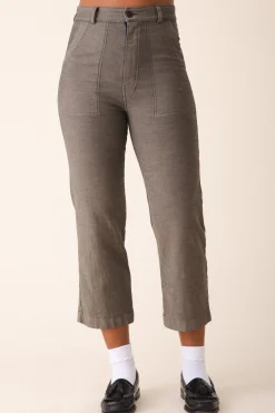 Denim Boiler Pant in Khaki