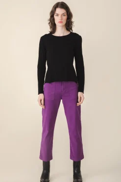 Denim Boiler Pant in Serum
