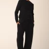 Denim Una Pant in Washed Black