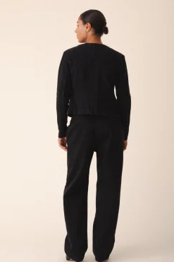 Denim Una Pant in Washed Black