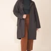 Ecotone Coat in Graphite