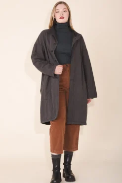 Ecotone Coat in Graphite