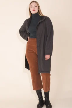 Ecotone Coat in Graphite