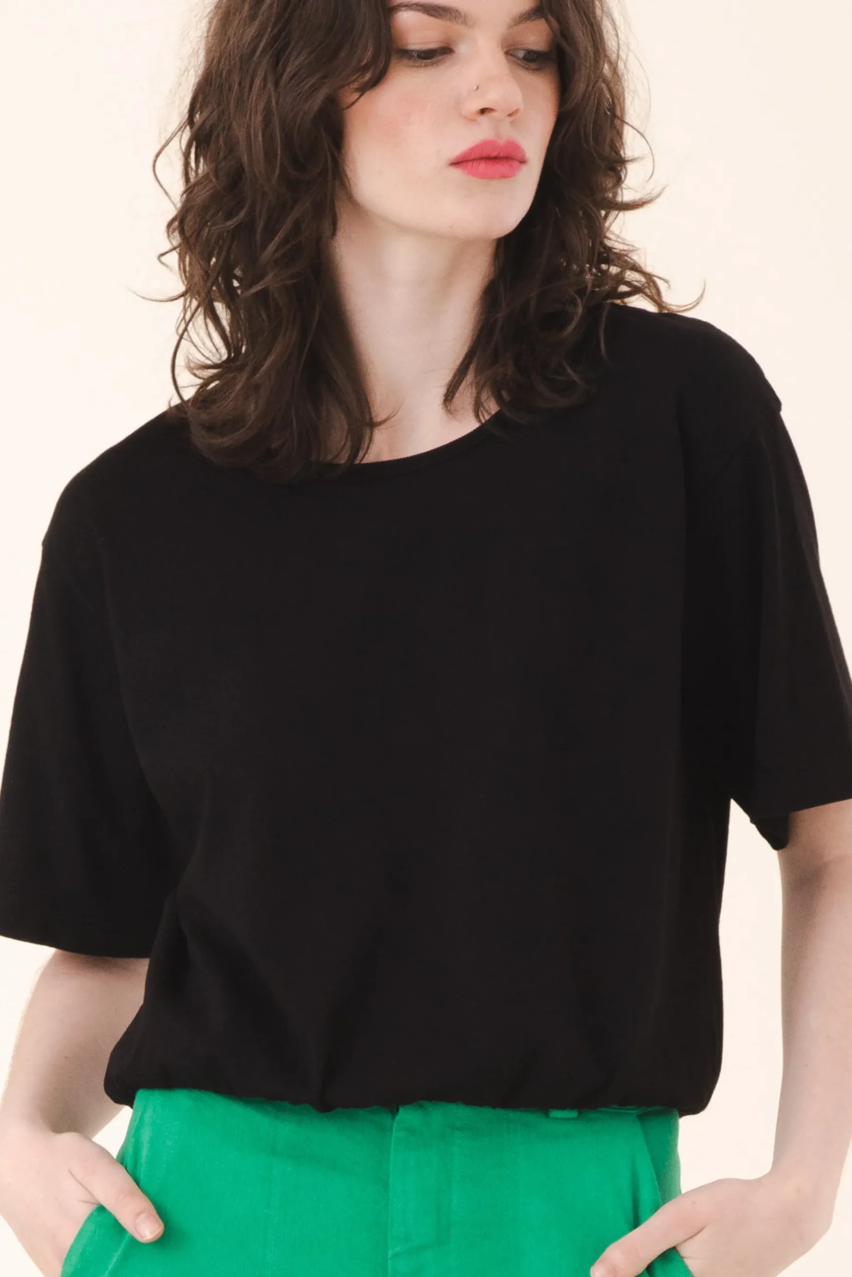 Elastic Softie in Black