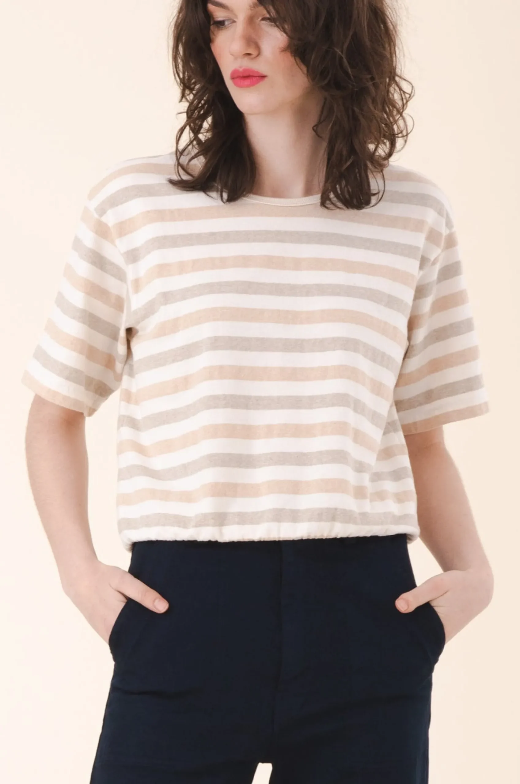 Elastic Softie in Candie Stripe