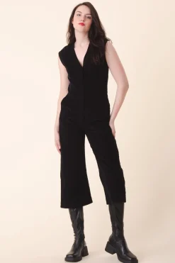 Fine Again Corduroy in Black
