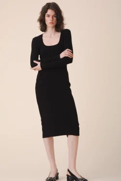 Florentine Dress in Black