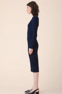 Florentine Dress in Midnight