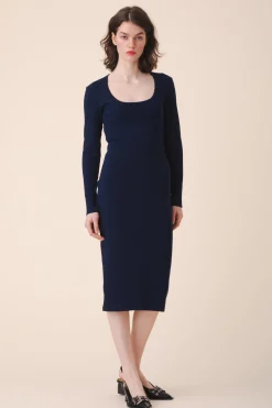 Florentine Dress in Midnight