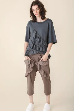 Flutter Pant in Wet Cement