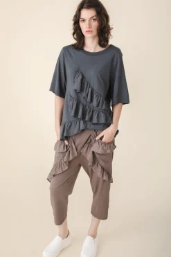 Flutter Pant in Wet Cement