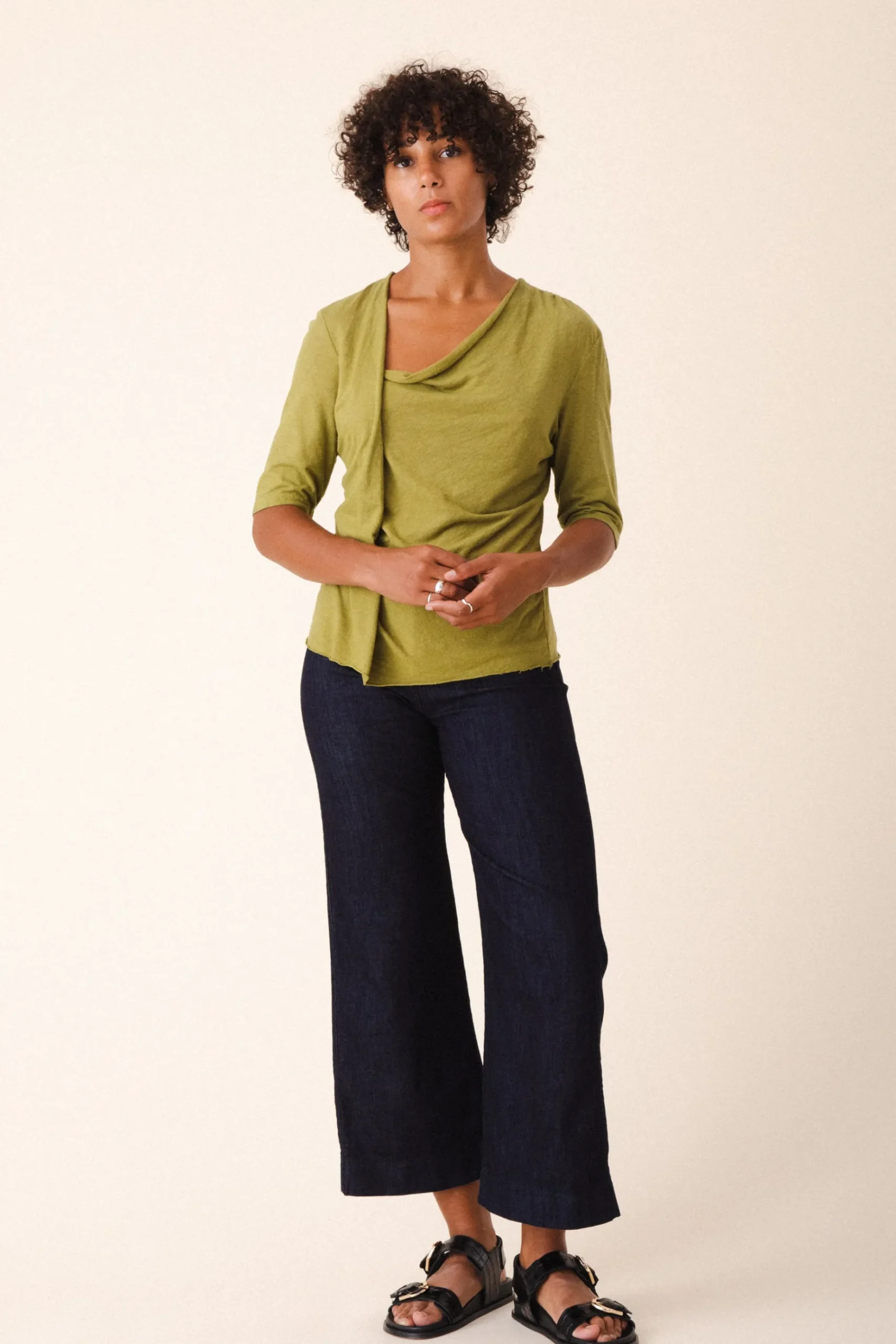 Grès Tee in Fern