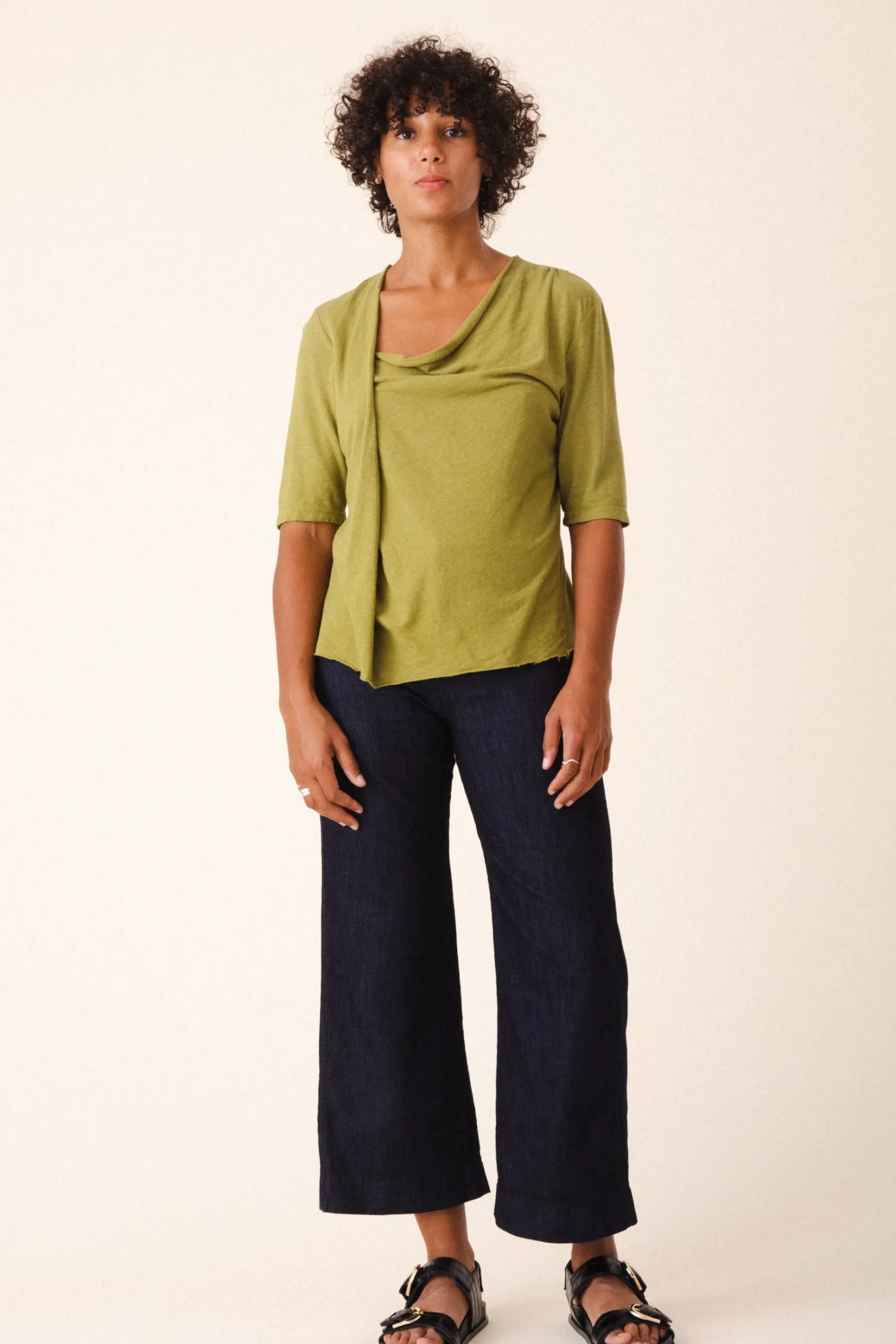Grès Tee in Fern