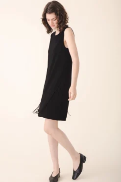 Heron Dress in Black