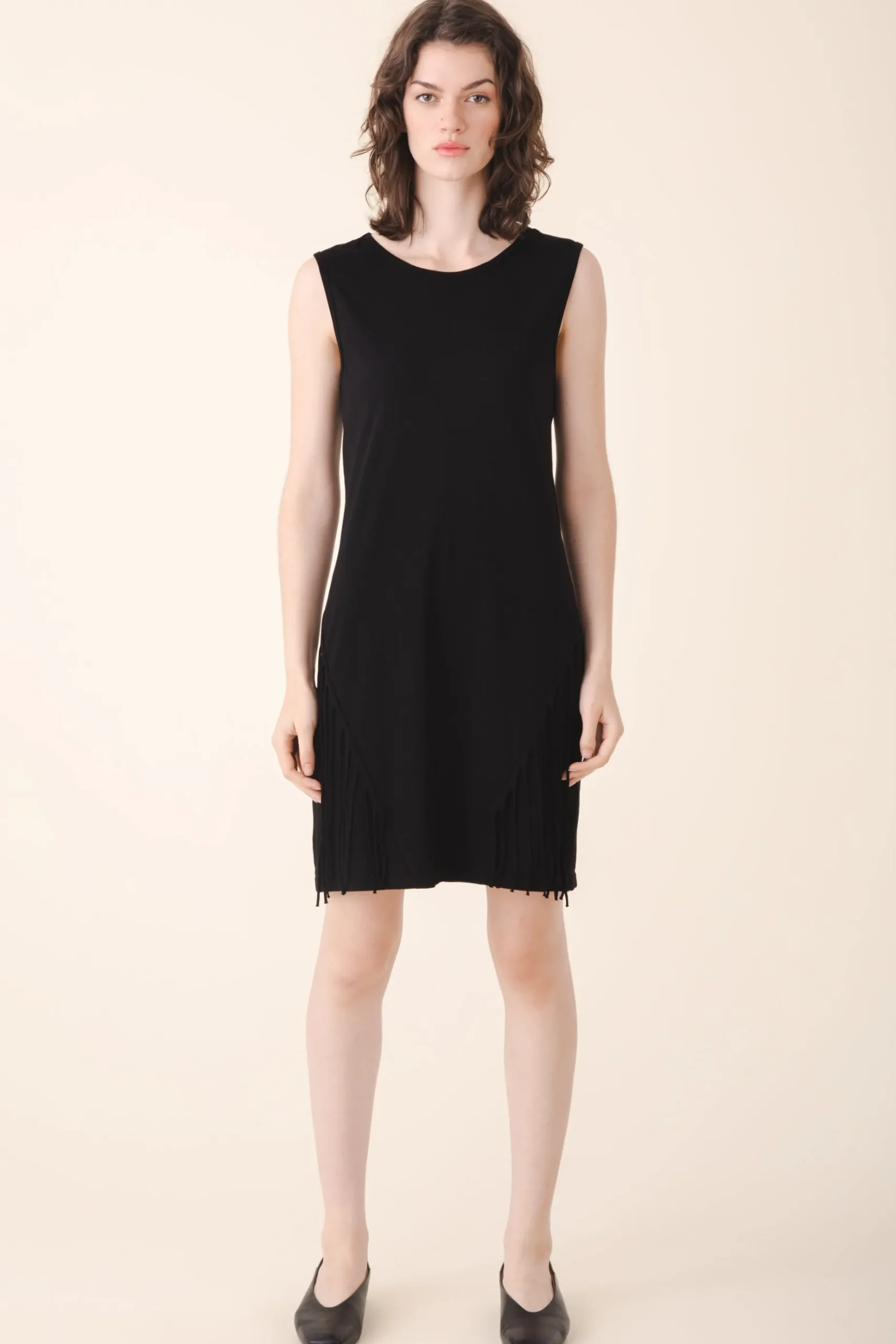 Heron Dress in Black