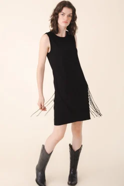 Heron Dress in Black