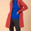 Long Cloak Hoodie in Crimson