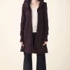 Long Cloak Hoodie in Ink Pot
