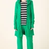Long Cloak Hoodie in Kelly Green