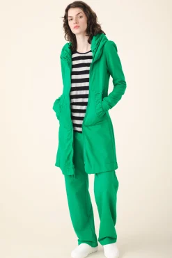 Long Cloak Hoodie in Kelly Green