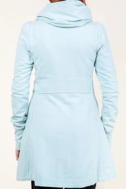 Long Cloak Hoodie in Robins Egg