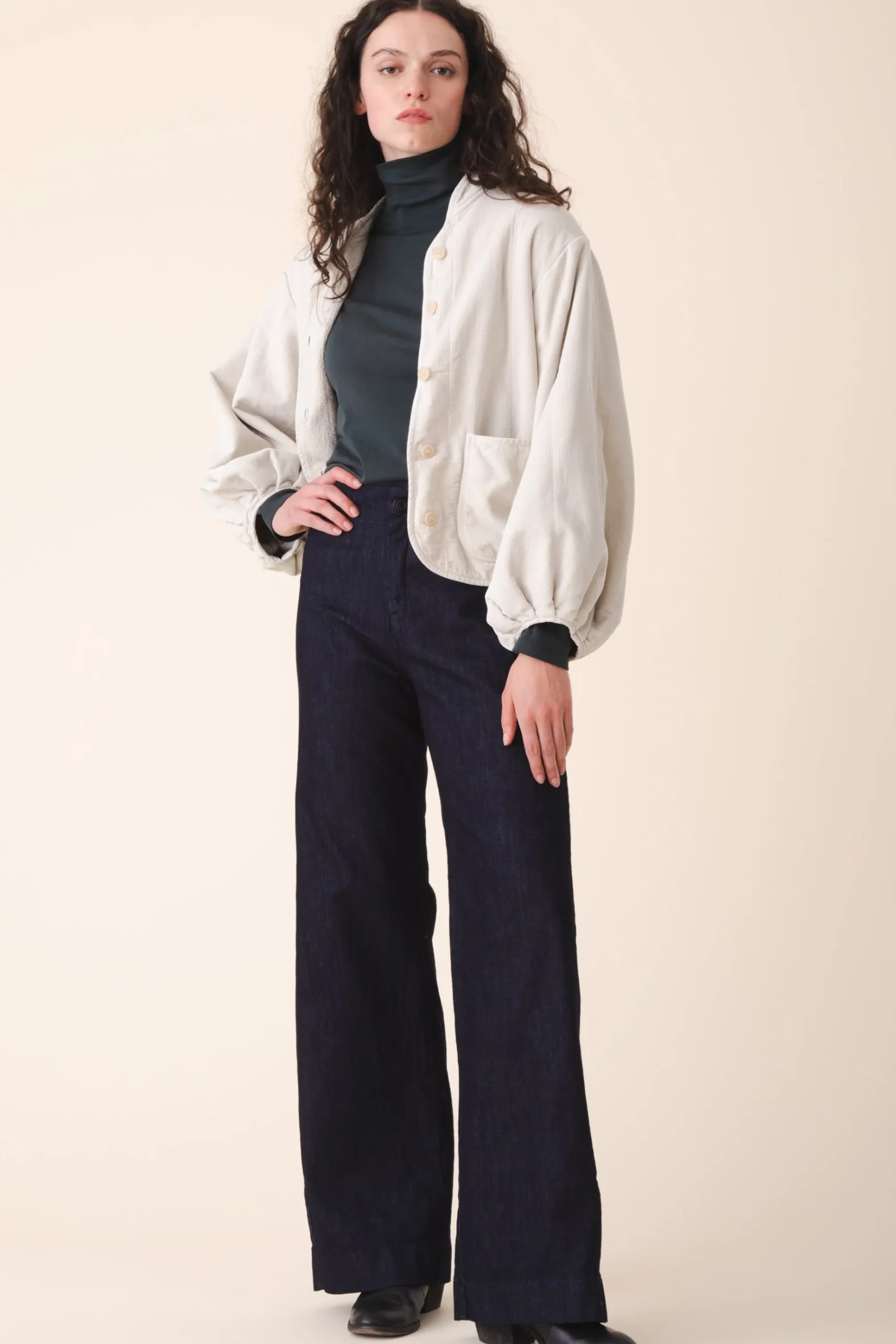 Long Knack Pant in Denim