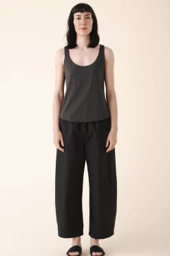 loose tank - organic cotton in dark green
