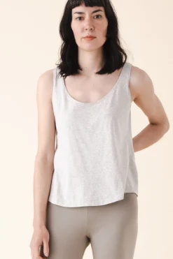 loose tank - organic cotton in heather