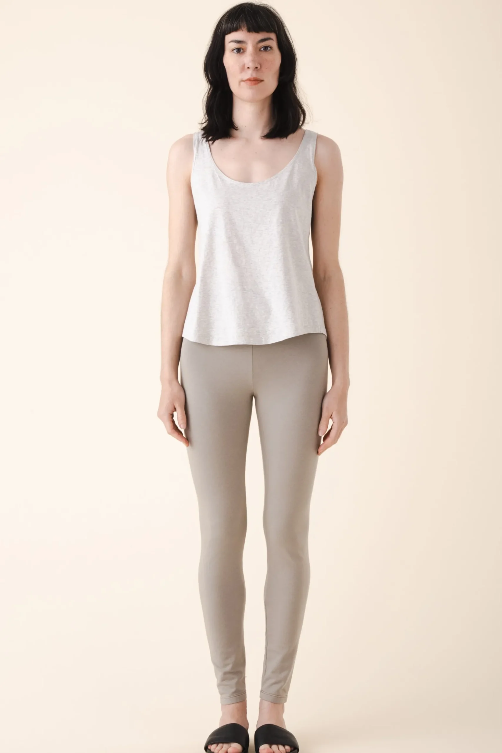 loose tank - organic cotton in heather