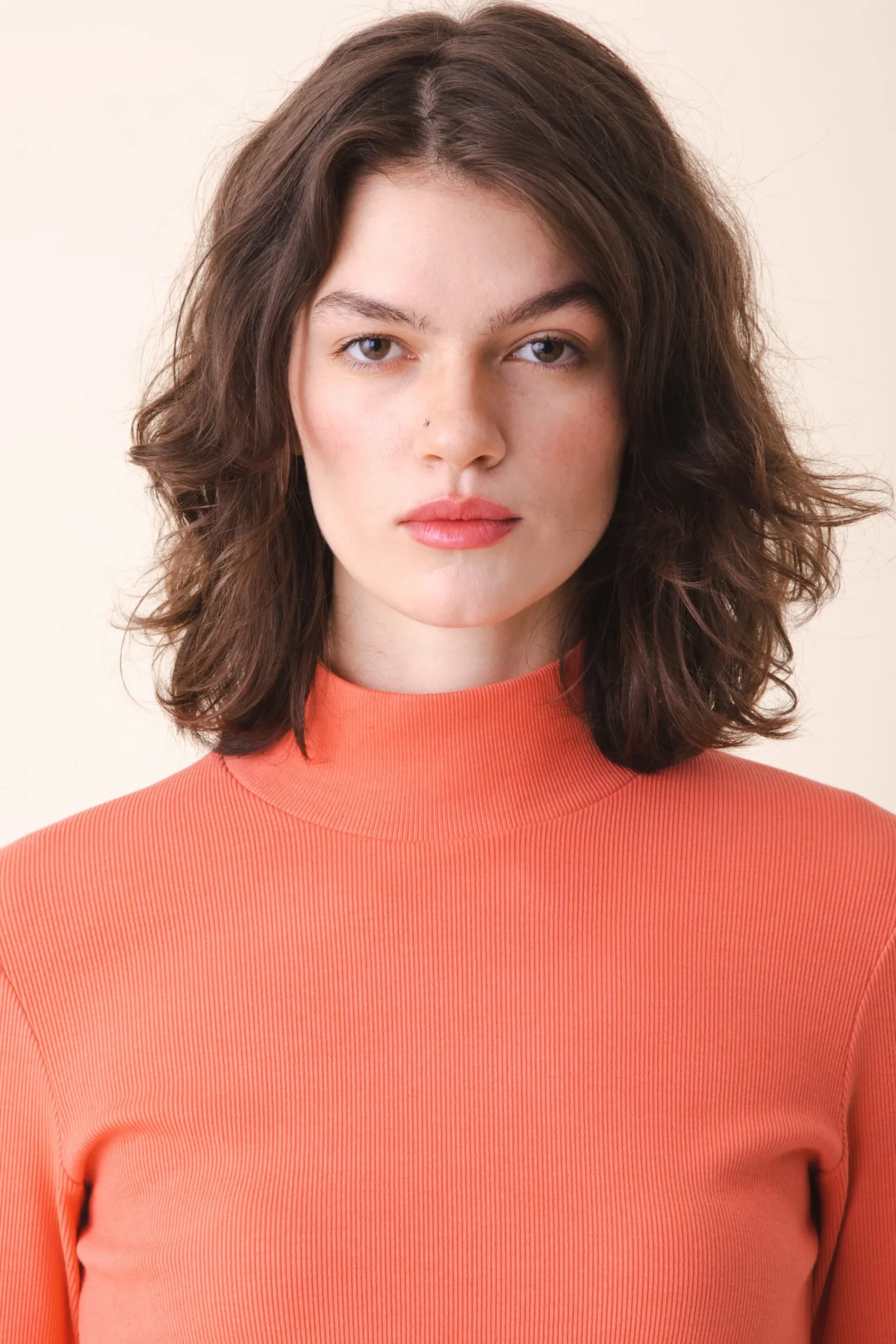 L/S Mockneck in Sea Shell