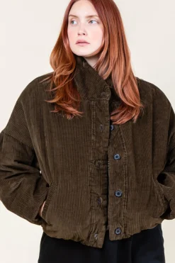 Nightliner in Dark Olive Corduroy